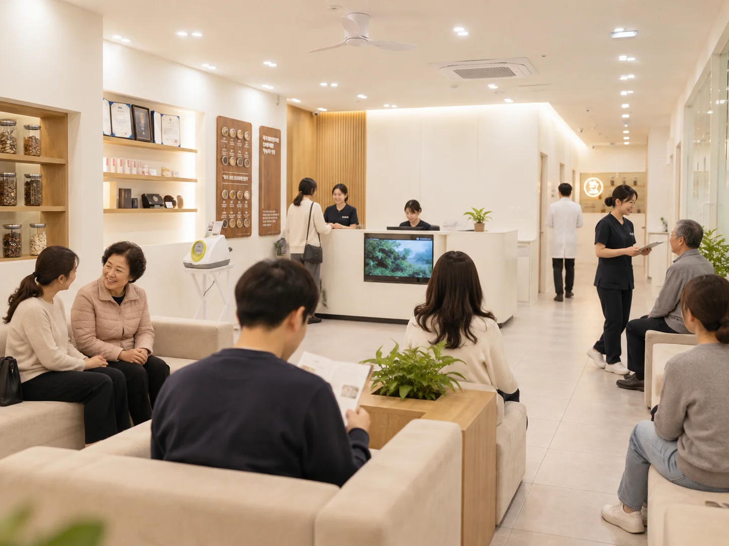 한의원 내부 · 대기 공간 사진