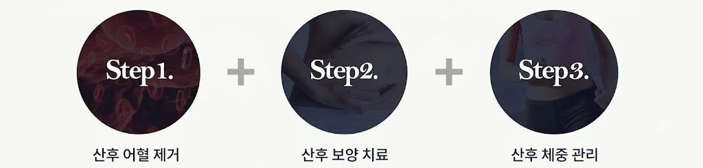 산후 다이어트 3종 프로그램: 산후 어혈 제거, 산후 보양 치료, 산후 체중 관리